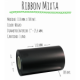 ROLLO RIBBON 110x300 NEGRO MIXTA E