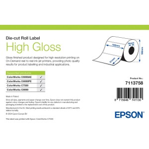 ROLLO Etiquetas Inkjet Alto Brillo 102mmx 51mm (2310 Etiq.)