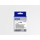 Cartucho de Etiquetas Cortadas Ovaladas Epson LK-8WBWAB Negro/Blanco 25 x 38 mm (140 etiquetas)